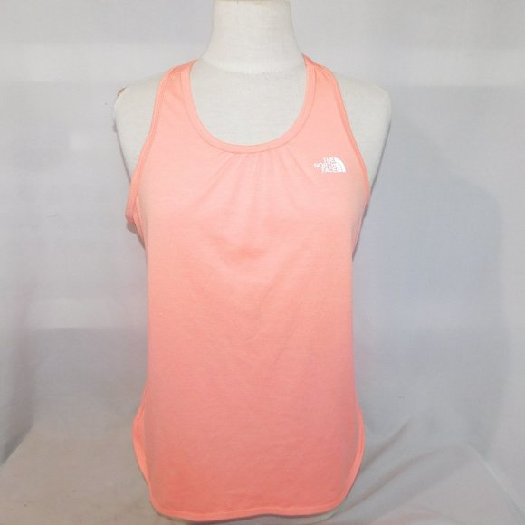 The North Face Womens M Light Pink Racer Back Activewear Workout Tank Top - Picture 1 of 9